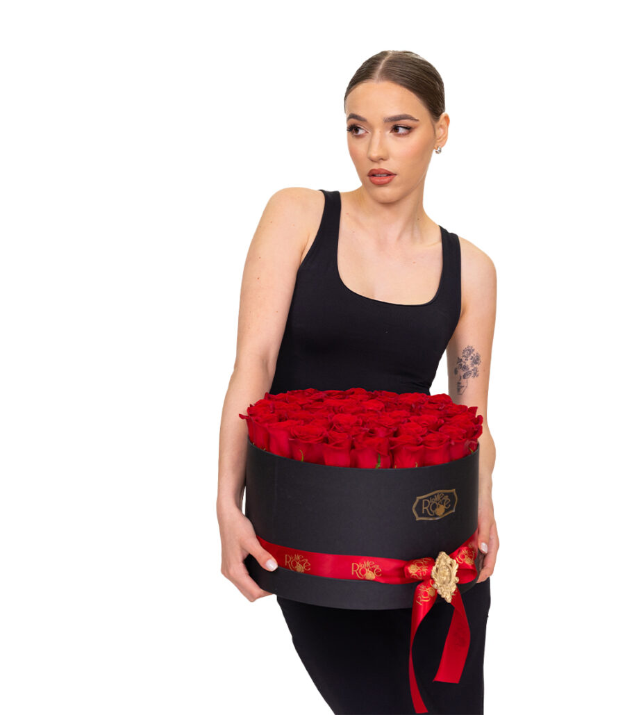 Box of 59 Red Roses - Madly in Love - Image 2