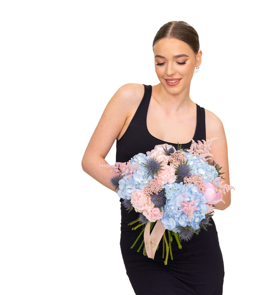 Blue and Pink Blossom - Image 2