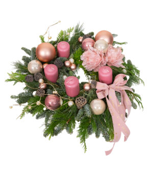 Christmas Table Arrangement - Lady Bird