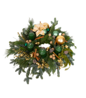 Advent wreath - Gold