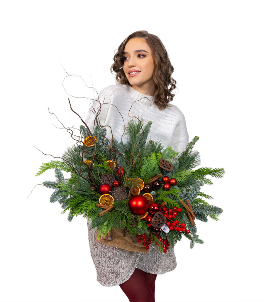 Christmas arrangement - Cozy Red - Image 2