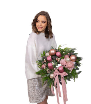 Christmas Table Arrangement - Lady Bird - Image 2