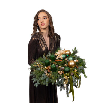 Advent wreath - Gold - Image 2