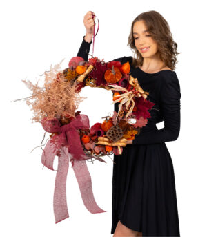 Autumn wreath Burgundy Lover - Image 2