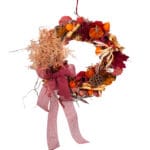 Burgundy Lover decorative autumn wreath