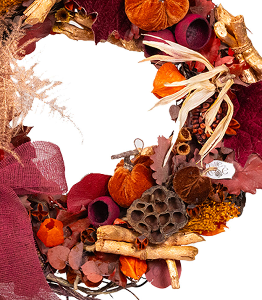 Autumn wreath Burgundy Lover - Image 3