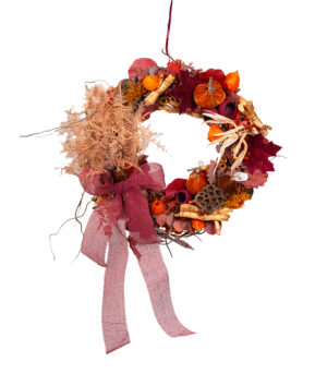 Autumn wreath Burgundy Lover