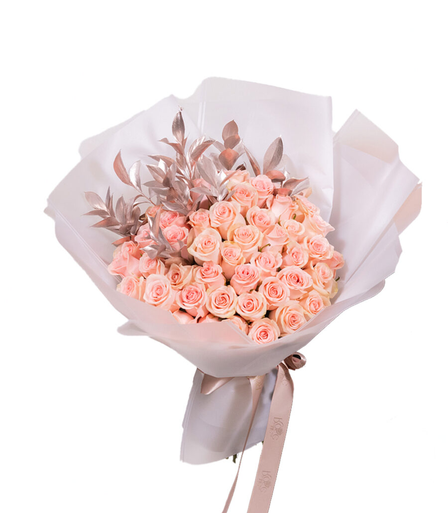 Bouquet of Sublime Pink Roses - Image 3