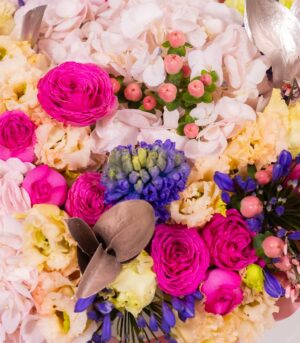 Heart Box with Colorful Flowers - Image 3