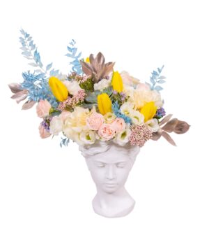 Sunny Arrangement in Venus Vase