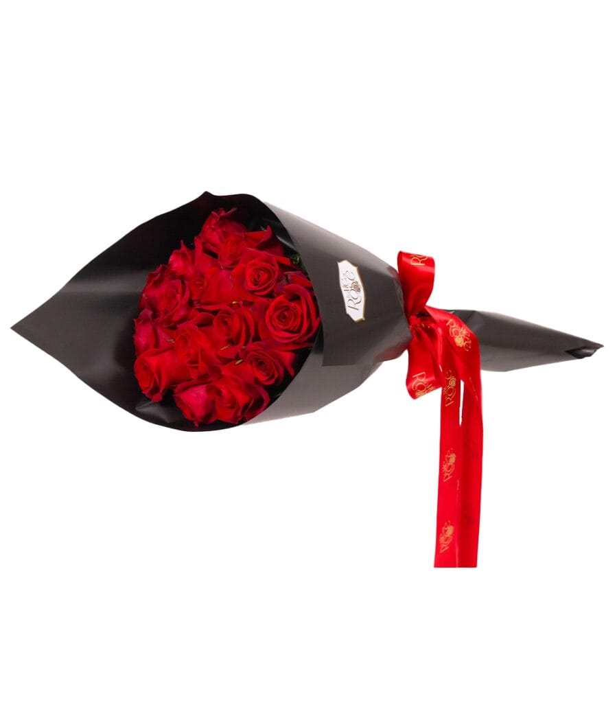 Vienna bouquet of red roses