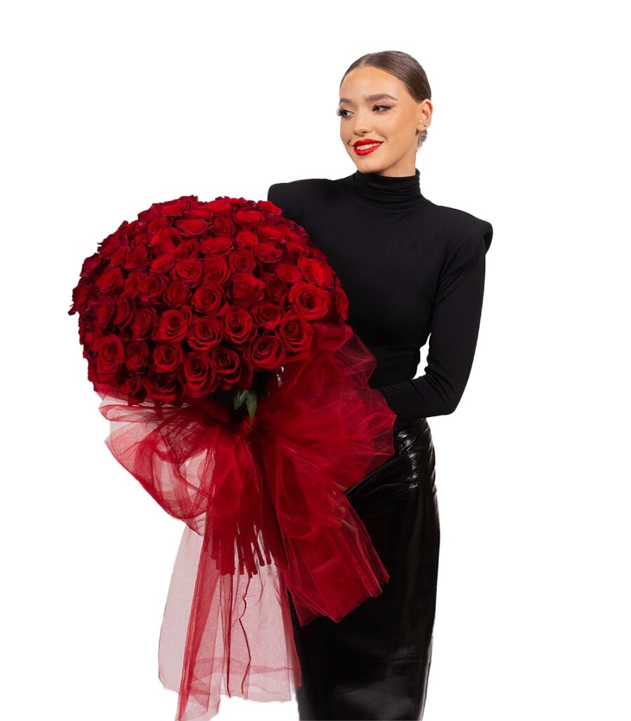 Bouquet of 101 Red Roses - Image 2