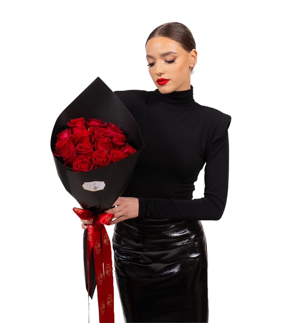 Bouquet of 15 Red Roses - Vienna - Image 2