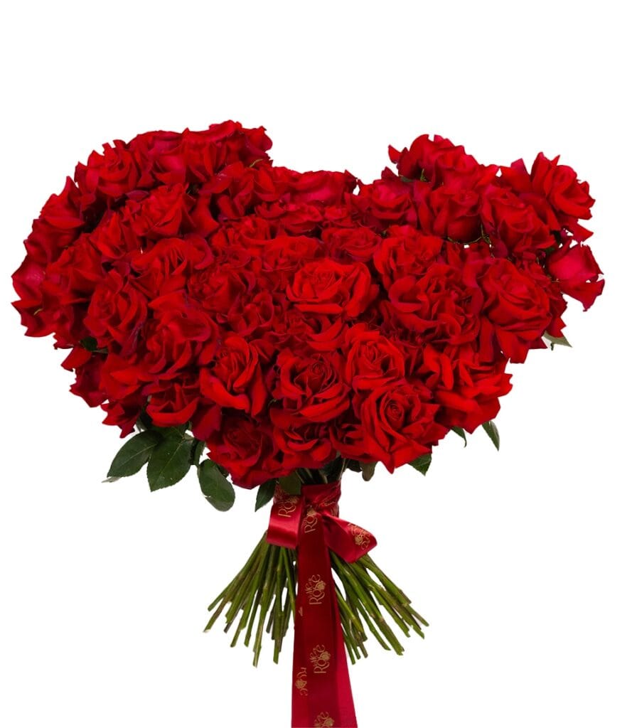 Bouquet of 69 red roses