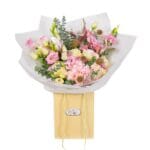 CRUSH pastel mixed bouquet with hydrangea and roses