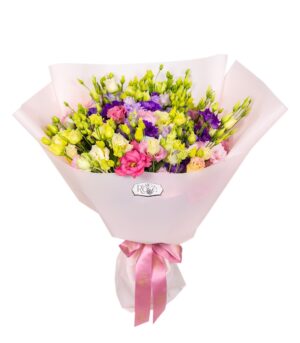Bouquet of Colorful Eustoma