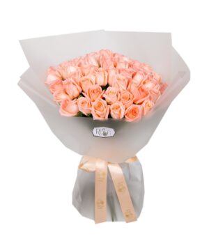 Bouquet of Peach Roses
