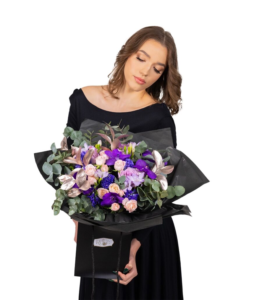 Bouquet of Purple Flowers - Tenderness - Image 2