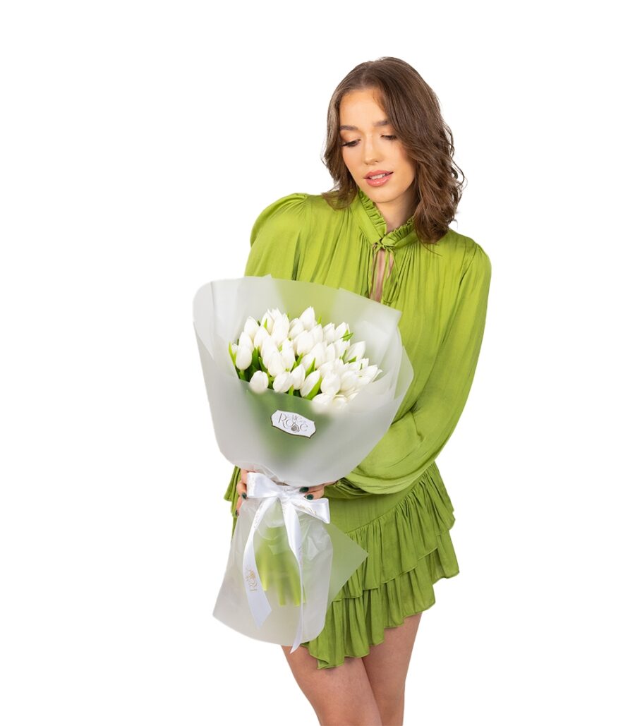 Bouquet of White Tulips - Image 2