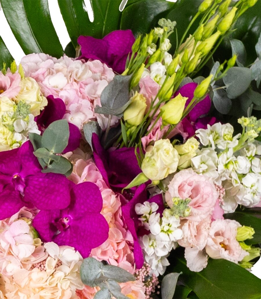 Giant White and Pink Bouquet - Wonderful in White - Image 3