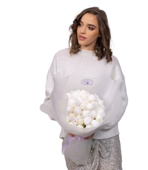 Bouquet of White Peonies - Image 2