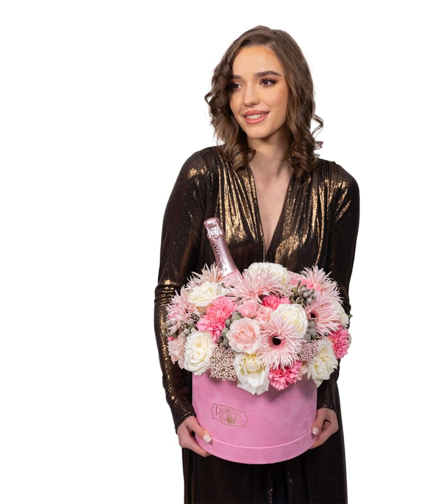 Mix of Pastel Flowers Box and Night Orient Rosé - Image 2