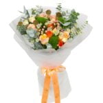 Monaco Elegance bouquet with freesias, hyacinths and Green Trick