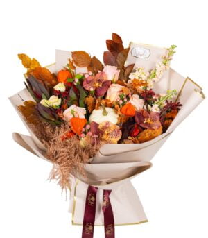 Autumn Orange Bouquet Fall in Love