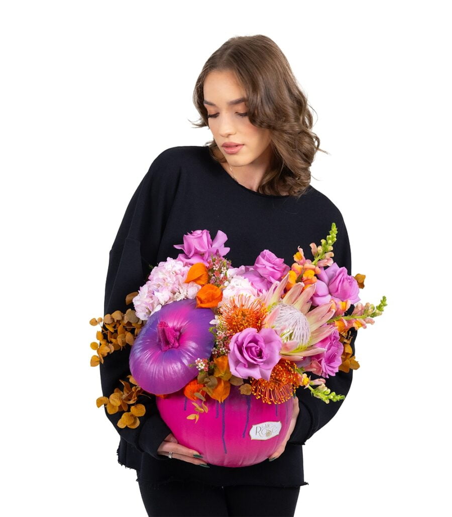 Pumpkin with flowers - Image 2