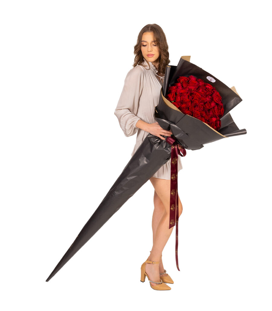 Giant Bouquet of Roses - Red Romance - Image 2