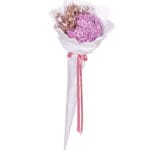 Simply You purple rose bouquet with Champagne ruscus