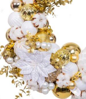 Christmas Door Wreath - Champagne Christmas - Image 2