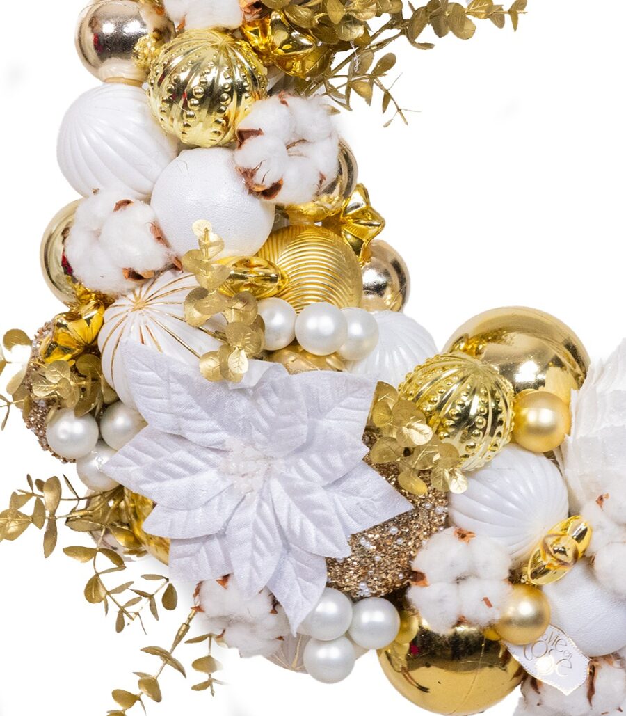 Christmas Door Wreath - Champagne Christmas - Image 2