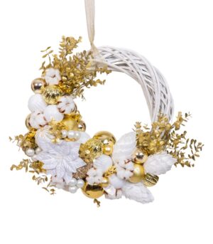Christmas Door Wreath - Champagne Christmas