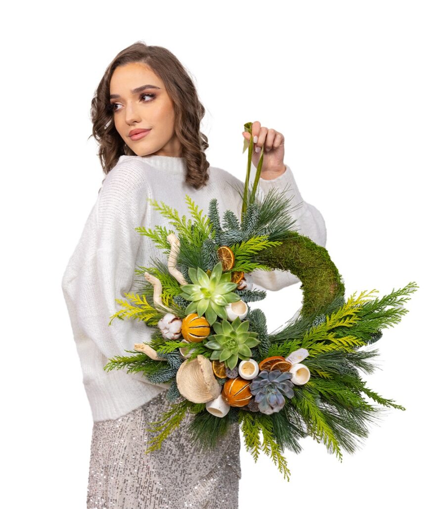 Christmas Door Wreath - Exotic Christmas - Image 3