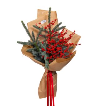 Red Accents Holiday Bouquet